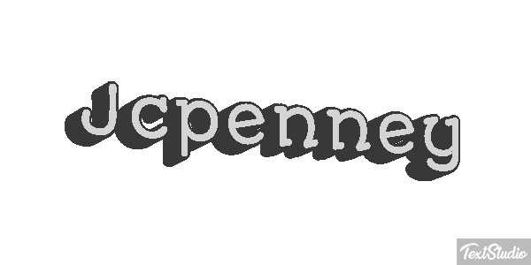 Jcpenney Text effect