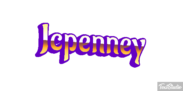 Jcpenney Text effect