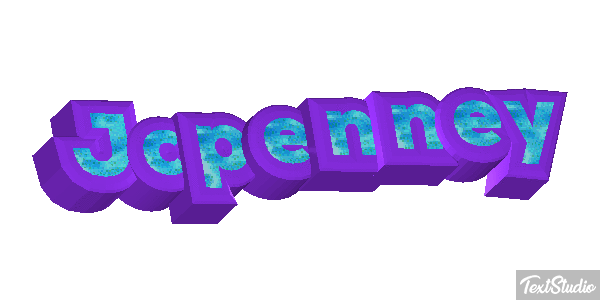 Jcpenney Text effect