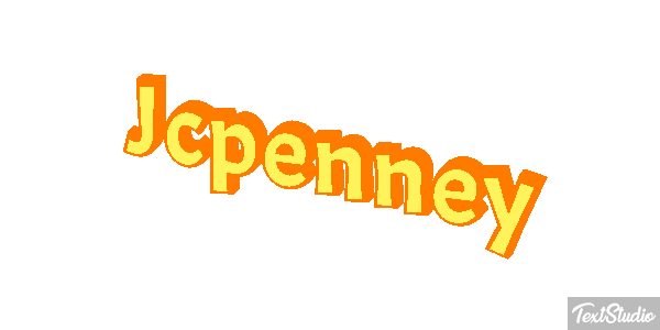 Jcpenney Text effect