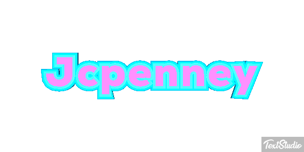 Jcpenney Text effect