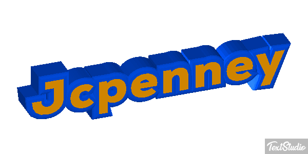 Jcpenney Text effect
