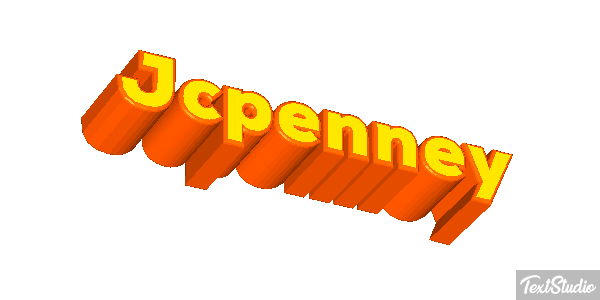 Jcpenney Text effect