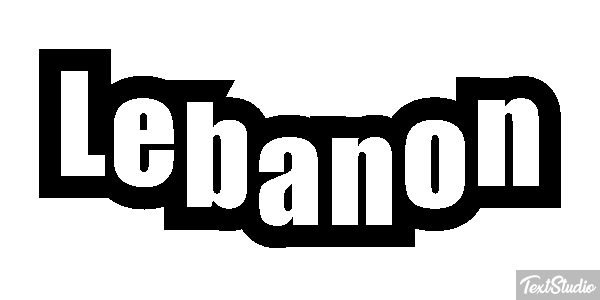 Lebanon Text effect