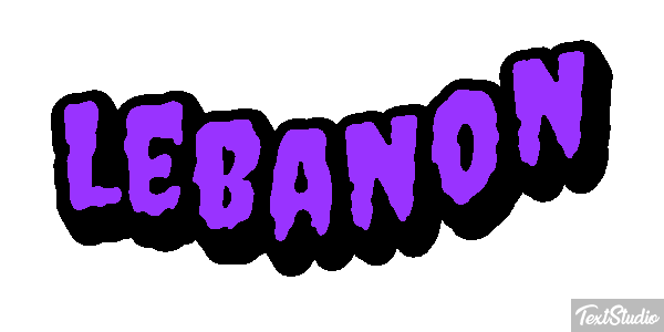 Lebanon Text effect