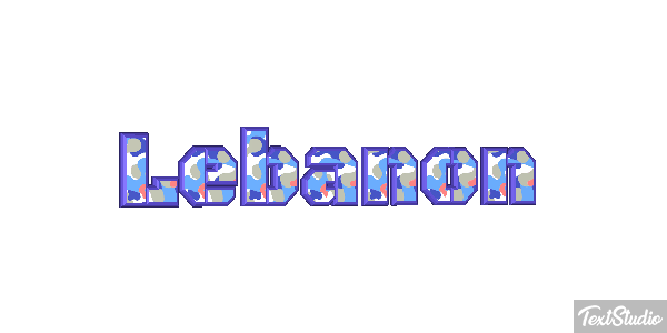 Lebanon Text effect