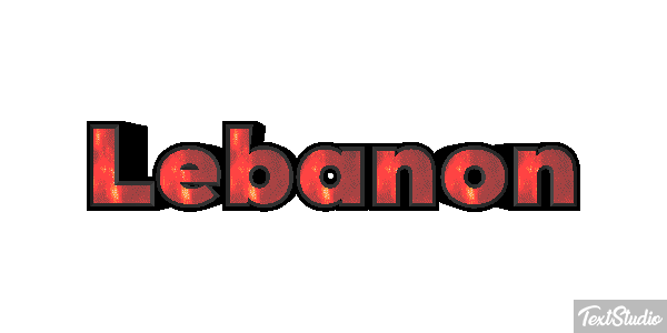 Lebanon Text effect