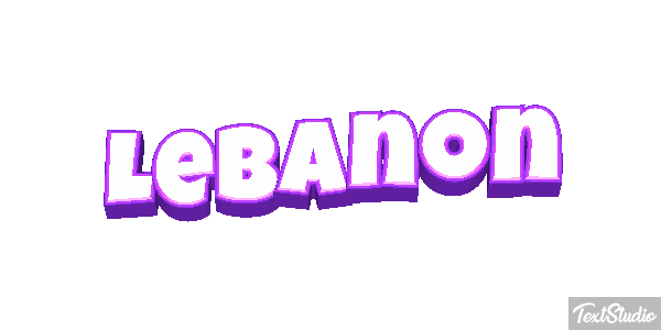 Lebanon Text effect