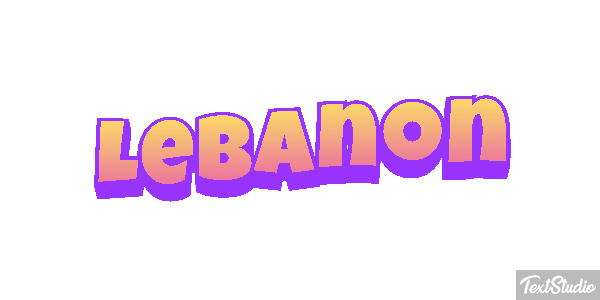 Lebanon Text effect