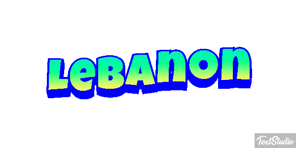 Lebanon Text effect