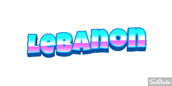 Lebanon Text effect