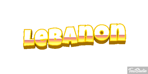 Lebanon Text effect