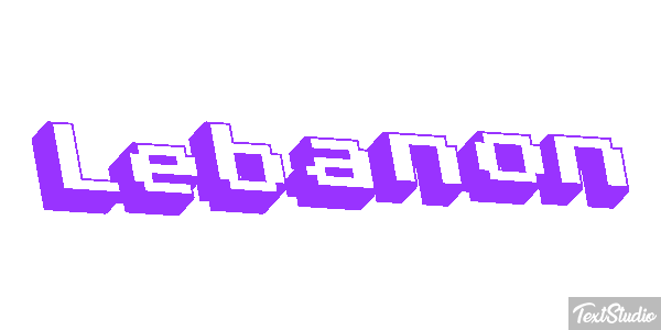 Lebanon Text effect