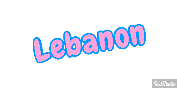 Lebanon Text effect