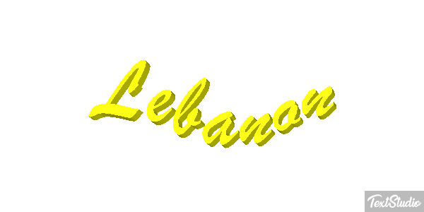 Lebanon Text effect