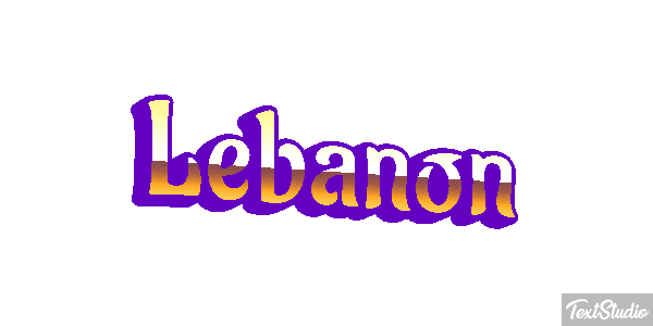 Lebanon Text effect