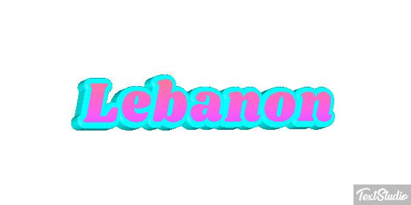 Lebanon Text effect