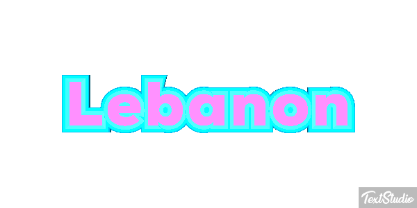 Lebanon Text effect