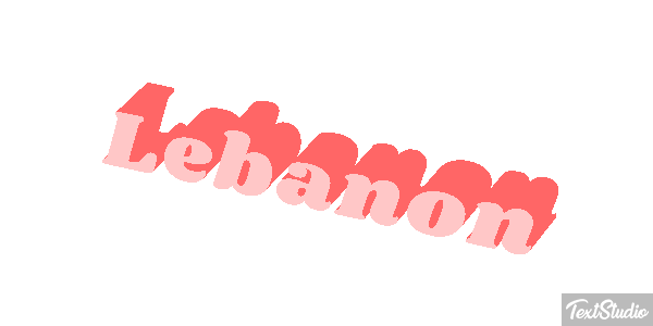 Lebanon Text effect