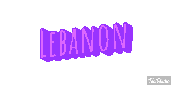 Lebanon Text effect
