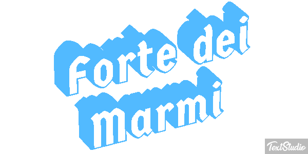 Forte dei Marmi Effetto testo