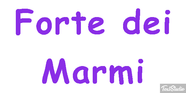 Forte dei Marmi Effetto testo
