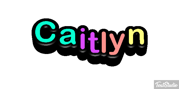 Caitlyn Efecto de texto