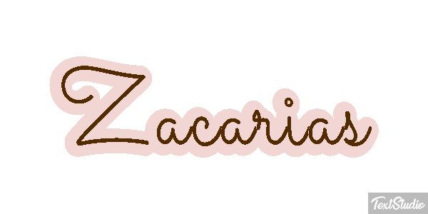 Zacarias Texteffekt