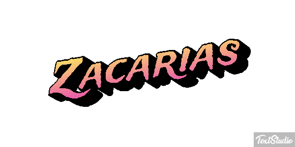 Zacarias Texteffekt