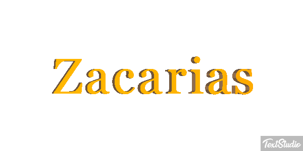 Zacarias Texteffekt