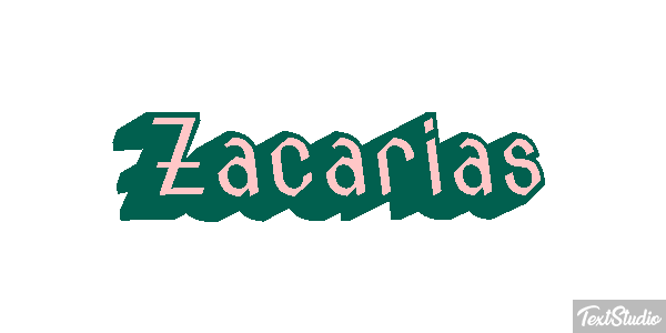 Zacarias Texteffekt