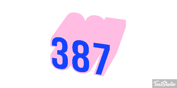 387 Текстовый эффект