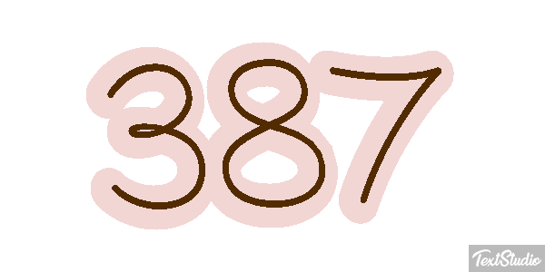 387 Текстовый эффект