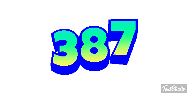 387 Текстовый эффект