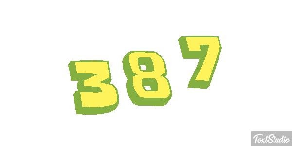 387 Текстовый эффект