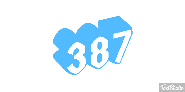 387 Текстовый эффект