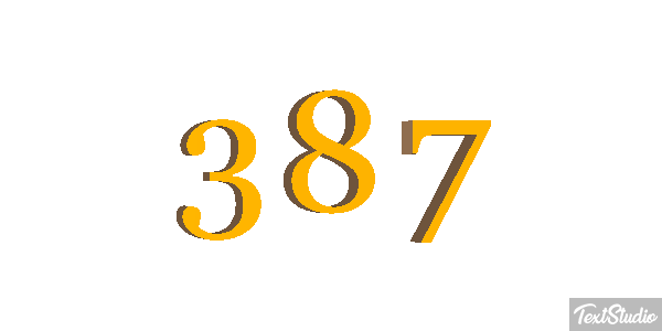 387 Текстовый эффект