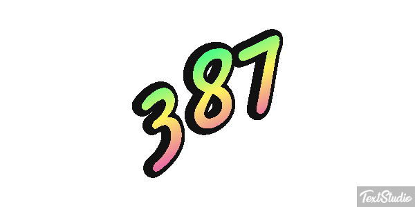 387 Текстовый эффект