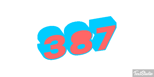 387 Текстовый эффект