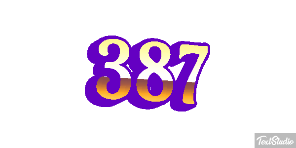 387 Текстовый эффект