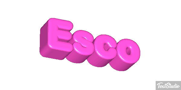 Esco Efecto de texto