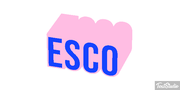 Esco Efecto de texto