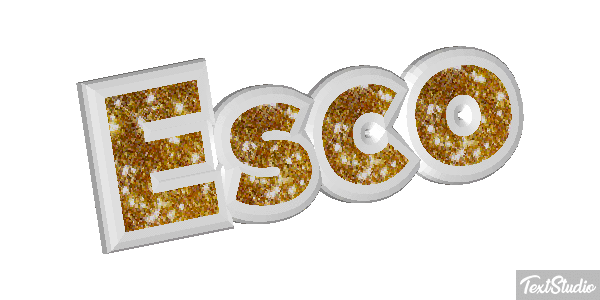 Esco Efecto de texto