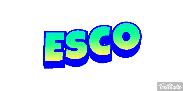 Esco Efecto de texto