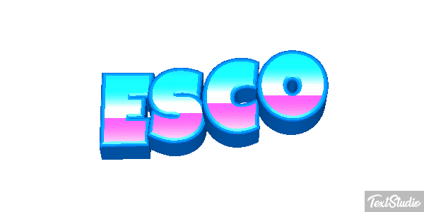 Esco Efecto de texto