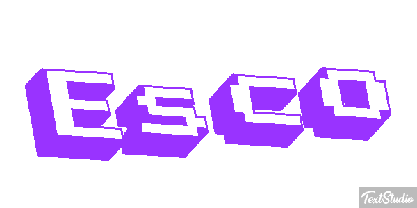 Esco Efecto de texto