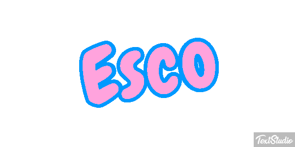 Esco Efecto de texto