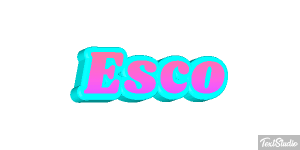 Esco Efecto de texto