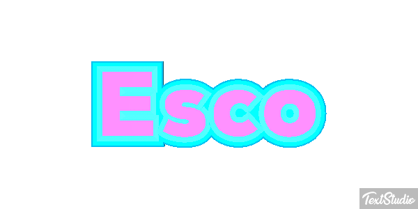Esco Efecto de texto