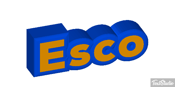 Esco Efecto de texto